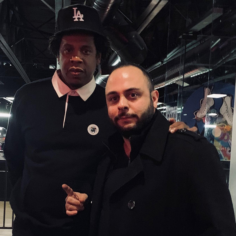 Kiarash Behain with JAY-Z